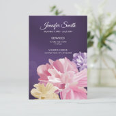 葬儀プログラムテンプレート 招待状 (スタンド正面)