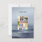 葬儀プログラムテンプレート 招待状 (正面)