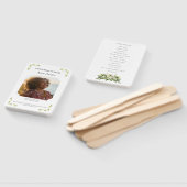 葬儀プログラムファン – メモリアル記念 ハンドファン (組立なし)