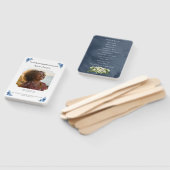 葬儀プログラムファン – メモリアル記念 ハンドファン (組立なし)