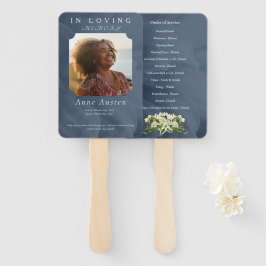 葬儀プログラムファン – メモリアル記念 ハンドファン