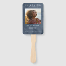 葬儀プログラムファン – メモリアル記念 ハンドファン