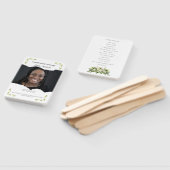 葬儀プログラムファン – メモリアル記念 ハンドファン (組立なし)