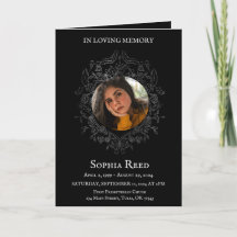 葬儀プログラム写真inバロックリース