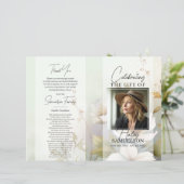 葬儀プログラム記念ワイルドフラワー感謝してい |写真 (スタンド正面)