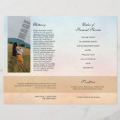 葬儀プログラム テンプレート (裏面)