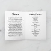 葬儀プログラム |白金ゴールドカードの注文 プログラム (内部)