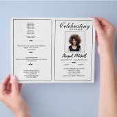 葬儀プログラム |祝の旅 | FP0001 チラシ (手)