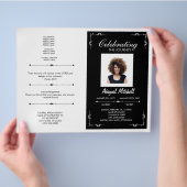 葬儀プログラム |祝の旅 | FP0006 チラシ (手)