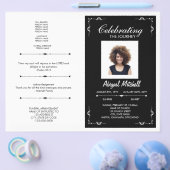 葬儀プログラム |祝の旅 | FP0006 チラシ (シングル)