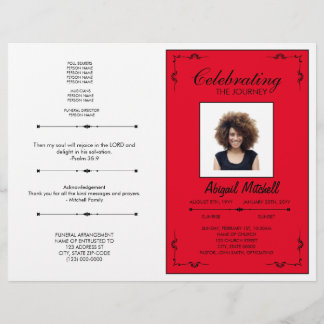 葬儀プログラム |祝の旅 | FP0007 チラシ