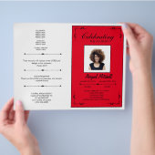 葬儀プログラム |祝の旅 | FP0007 チラシ (手)