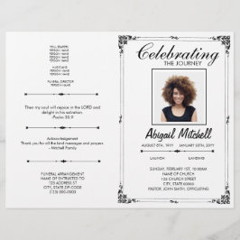 葬儀プログラム |祝の旅 | FP0017 チラシ