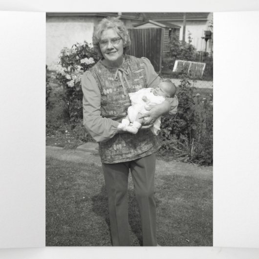 葬儀プログラ忘れムパープル 三つ折りプログラム (内部中)