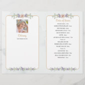 葬儀ボタニカルフローラハート4写真プログラム (裏面)