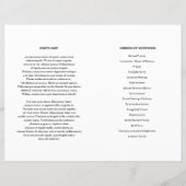 葬儀ミニマルプログラムテンプレート (裏面)