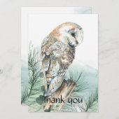 葬儀メモリアルサンキューウォーターカラーバーンドウル サンキューカード (正面/裏面)