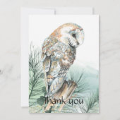 葬儀メモリアルサンキューウォーターカラーバーンドウル サンキューカード (正面)