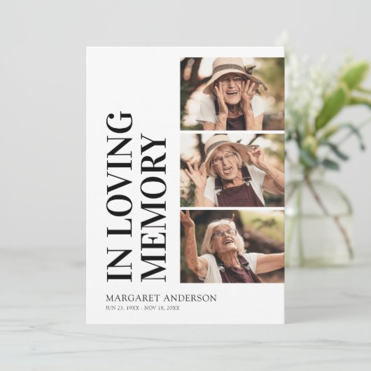 葬儀メモリアルサービス3写真 招待状 (スタンド正面)