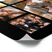 葬儀メモリアル100フォトコラージュ ポスター (角)