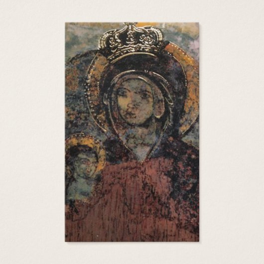 葬儀メリーハの私たちの女性の祈りの言葉同情カード (正面)