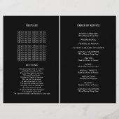 葬儀モダンプログラムお祝い チラシ (裏面)