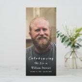 葬儀モダン写真 |メモリアル祈りの言葉 (スタンド正面)