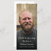 葬儀モダン写真 |メモリアル祈りの言葉 (正面/裏面)