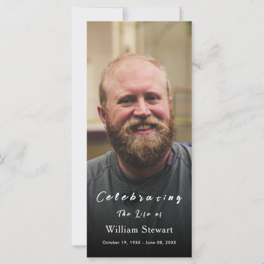 葬儀モダン写真 |メモリアル祈りの言葉 (正面)