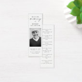 葬儀モダン記念祈りの言葉写真ブックマーク (デスク)