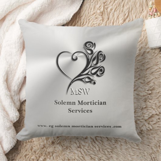 葬儀モルティシアのサービス、ハートとバラ クッション (ブランケット)