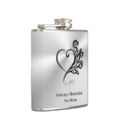 葬儀モルティシアのサービス、ハートとバラ フラスク (右)