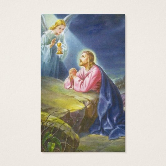 葬儀ロスのエンジェル祈の祈りの言葉の同情カード (正面)