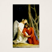 葬儀ロスエンジェル心地よい祈りの言葉同情カード (正面)