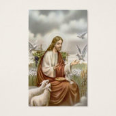 葬儀ロストドーヴメモリアル祈りの言葉同情カード (正面)