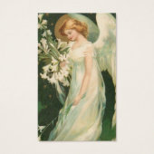 葬儀ロスヴィンテージエンジェル祈りの言葉同情カード (正面)