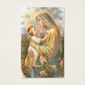 葬儀ロス優しい母祈りの言葉同情カード (正面)