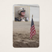 葬儀ロス国旗と写真祈りの言葉の共感表 (正面)