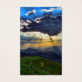 葬儀ロス天の空祈りの言葉同情カード (正面)