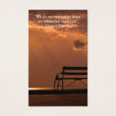 葬儀ロス座席記念祈りの言葉共感表 (正面)