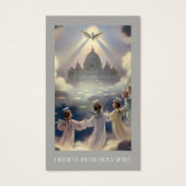 葬儀ロス聖霊祈りの言葉同情カード (正面)