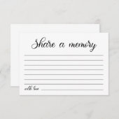 葬儀共有メモリカードメモリアルメモリカード( サンキューカード (正面/裏面)