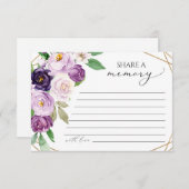 葬儀共有Aメモリカード サンキューカード (正面/裏面)