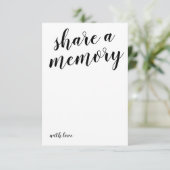 葬儀共有Aメモリ | フォトメモリアル 招待状 (スタンド正面)