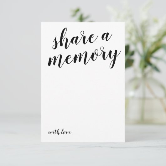 葬儀共有Aメモリ | フォトメモリアル 招待状 (スタンド正面)