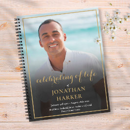 葬儀写真お祝い・オブ・ライフ・ゲストブック ノートブック