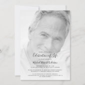 葬儀写真お祝い・オブ・ライフ・メモリアル 招待状 (正面)