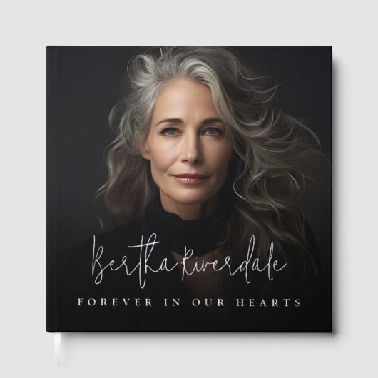 葬儀写真追悼メモリアル記念 ゲストブック (正面)