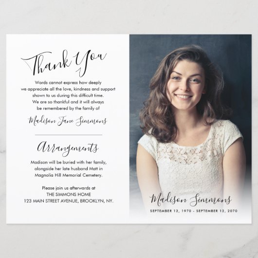 葬儀写真追悼会 (正面)