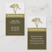 葬儀場の名刺 名刺 (正面/裏面)